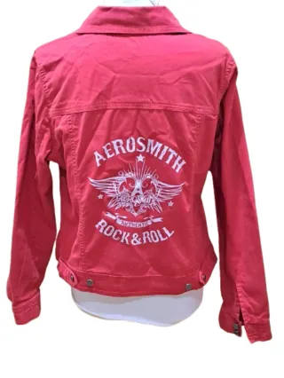 Cazadora Aerosmith Rock & Roll Roja