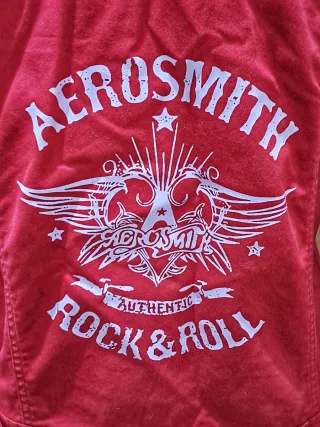 Cazadora Aerosmith Rock & Roll Roja