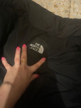 Plumas The North Face rosa y negro
