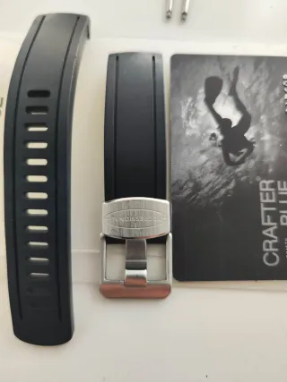 Correa Miltat Crafter Blue para Seiko Sumo