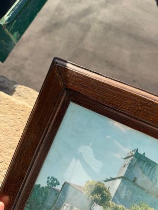 Marco madera antiguo 40x30cm