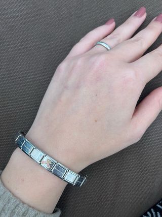 Bracciale Nomination con ciondolo ballerina rosa
