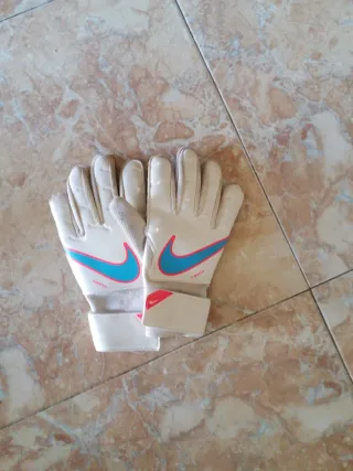 Guantes de Portero Nike Blanco/Azul