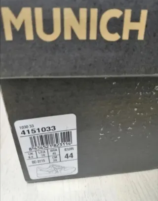 Zapatillas Munich Hombre Talla 44 Beige/Marrón
