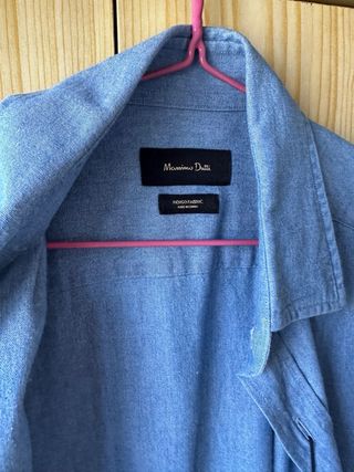 Camisa Massimo Dutti Azul