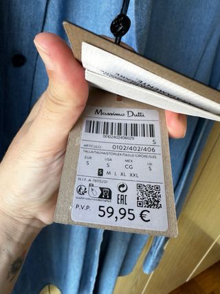 Camisa Massimo Dutti Azul