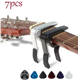 Capotraste Guitarra Bajo Ukelele Guitalele cejilla