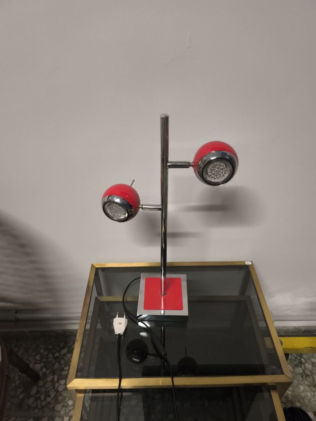 Lámpara Space Age roja