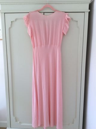 Vestido camison  antiguo seda años 30-40 vintage