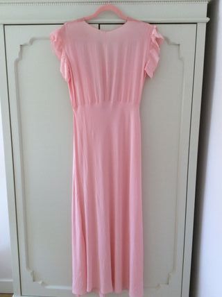 Vestido camison  antiguo seda años 30-40 vintage