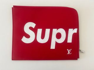 Bolso Supreme Louis Vuitton Rojo