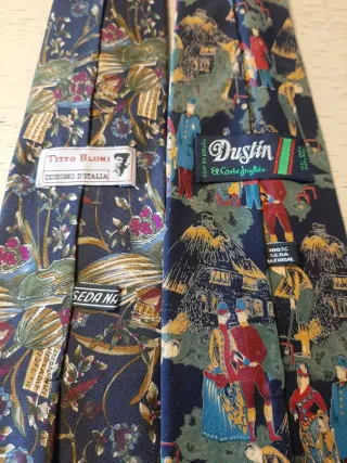 Corbatas seda. Buenas marcas