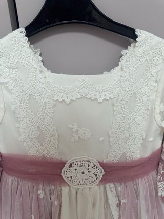 Precioso Vestido Niña Pajes de Boda o Damita Honor