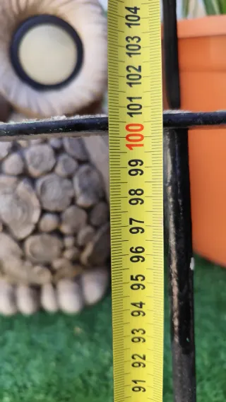 Reja de hierro forjado decorativa