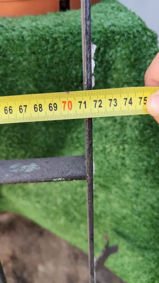 Reja de hierro forjado decorativa