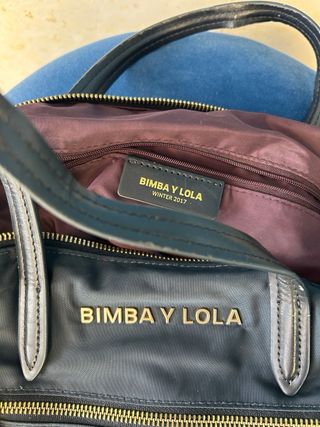 Bolso Bimba y Lola Negro y Dorado