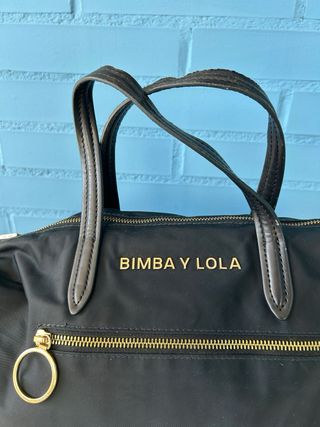 Bolso Bimba y Lola Negro y Dorado
