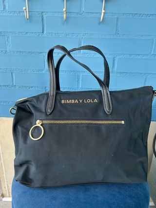 Bolso Bimba y Lola Negro y Dorado