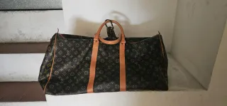 Bolso de viaje Louis Vuitton Marrón/Dorado