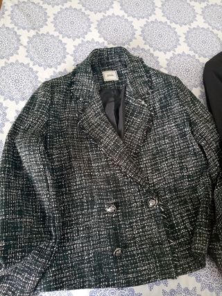 Lote chaquetas mujer negro y multicolor