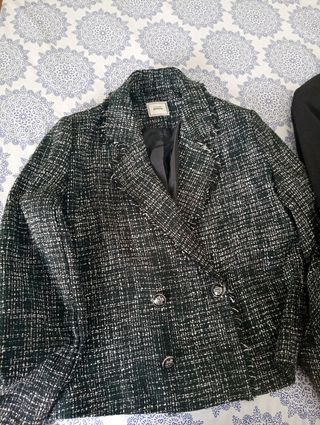 Lote chaquetas mujer negro y multicolor