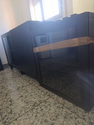 Mueble besta Ikea negro