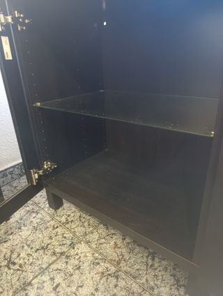 Mueble besta Ikea negro