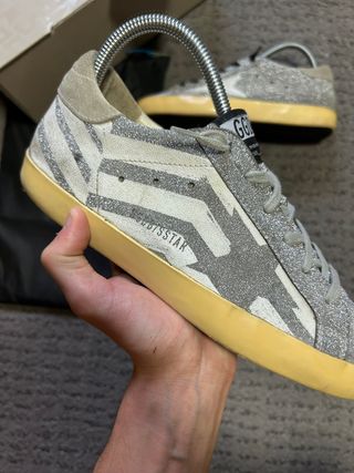 Golden Goose Superstar Talla 39 Plata