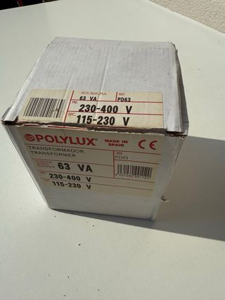 Transformador POLYLUX PD63 63 VA