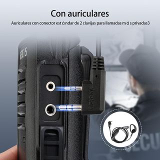 6 xRetevis RT668 Walkie Talkie auriculares PMR446