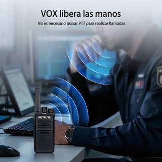6 xRetevis RT668 Walkie Talkie auriculares PMR446