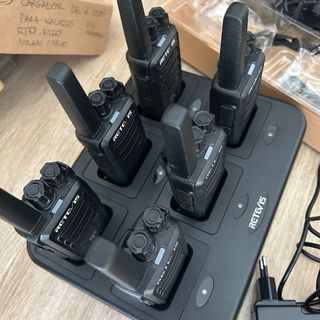 6 xRetevis RT668 Walkie Talkie auriculares PMR446