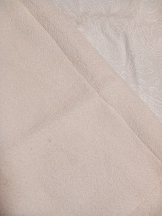 Manta de bebé blanca