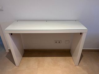 Tocador Malm Ikea Blanco con Cristal