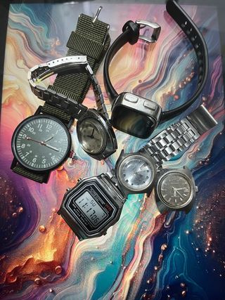 Lote de 6 relojes mixtos – Vintage y modernos