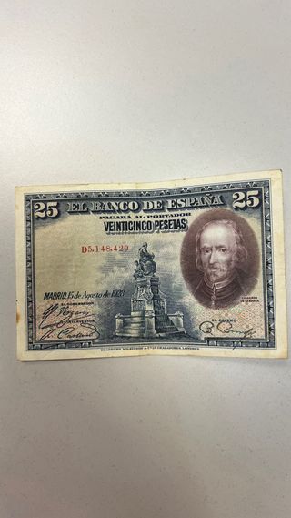 Lote 4 Billetes Pesetas Banco de España