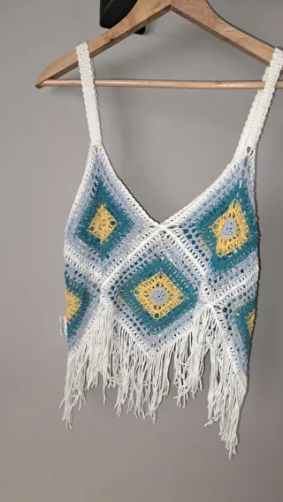 Top Crochet Talla XXXL