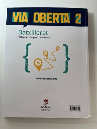Via Oberta. Valencià. Segon de batxillerat: Val...
