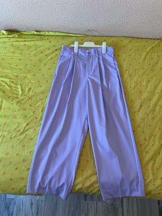 Traje oversize malva S