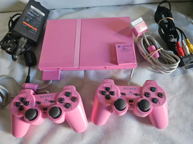 PlayStation 2 PS2 Rosa Completo