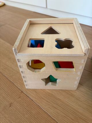 Cubi in legno per puzzle e formine