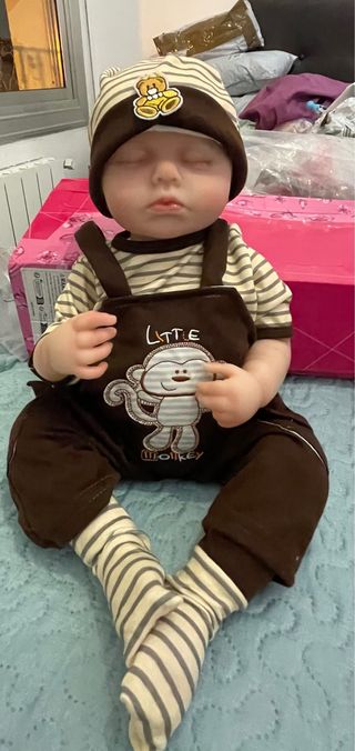 Muñeca Reborn Bebé Mono