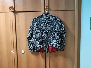 Chaqueta Desigual 3/4 Negra y Blanca