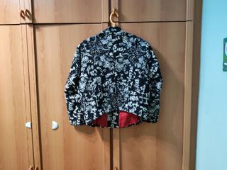 Chaqueta Desigual 3/4 Negra y Blanca