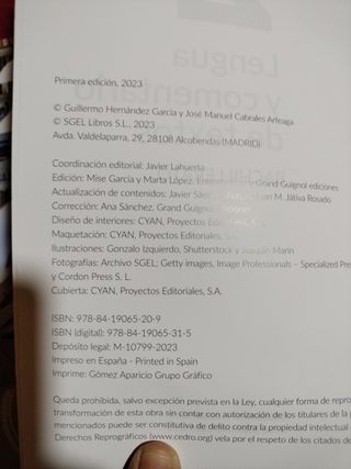 Lengua y comentario de textos