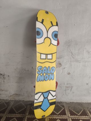 Tabla Snowboard Salomon Spongebob 100cm