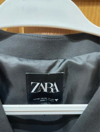 Chaleco Zara Negro Mujer