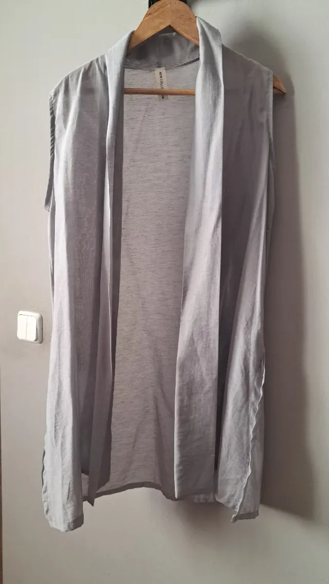 Chaleco de vestir gris talla única