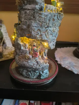 Presepe in campana di vetro