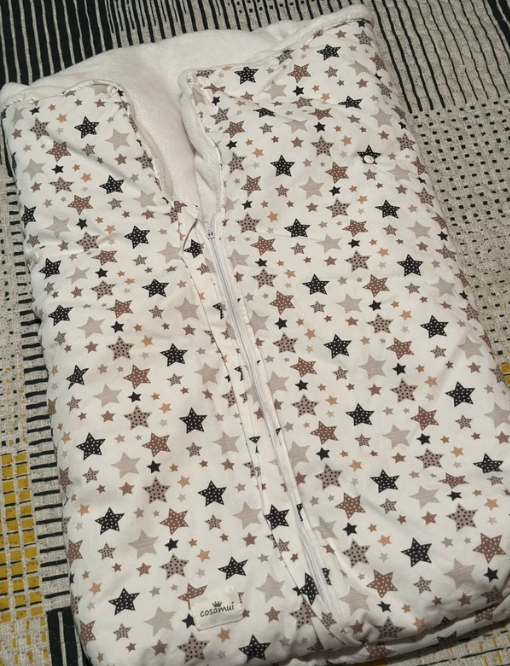 Saco bebé minicuna estrellas